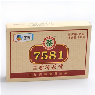 云南普洱茶 中茶品牌 2012年 7581 